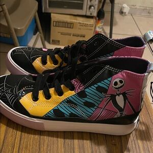 Kids High-Top Sneakers with Skeleton Design